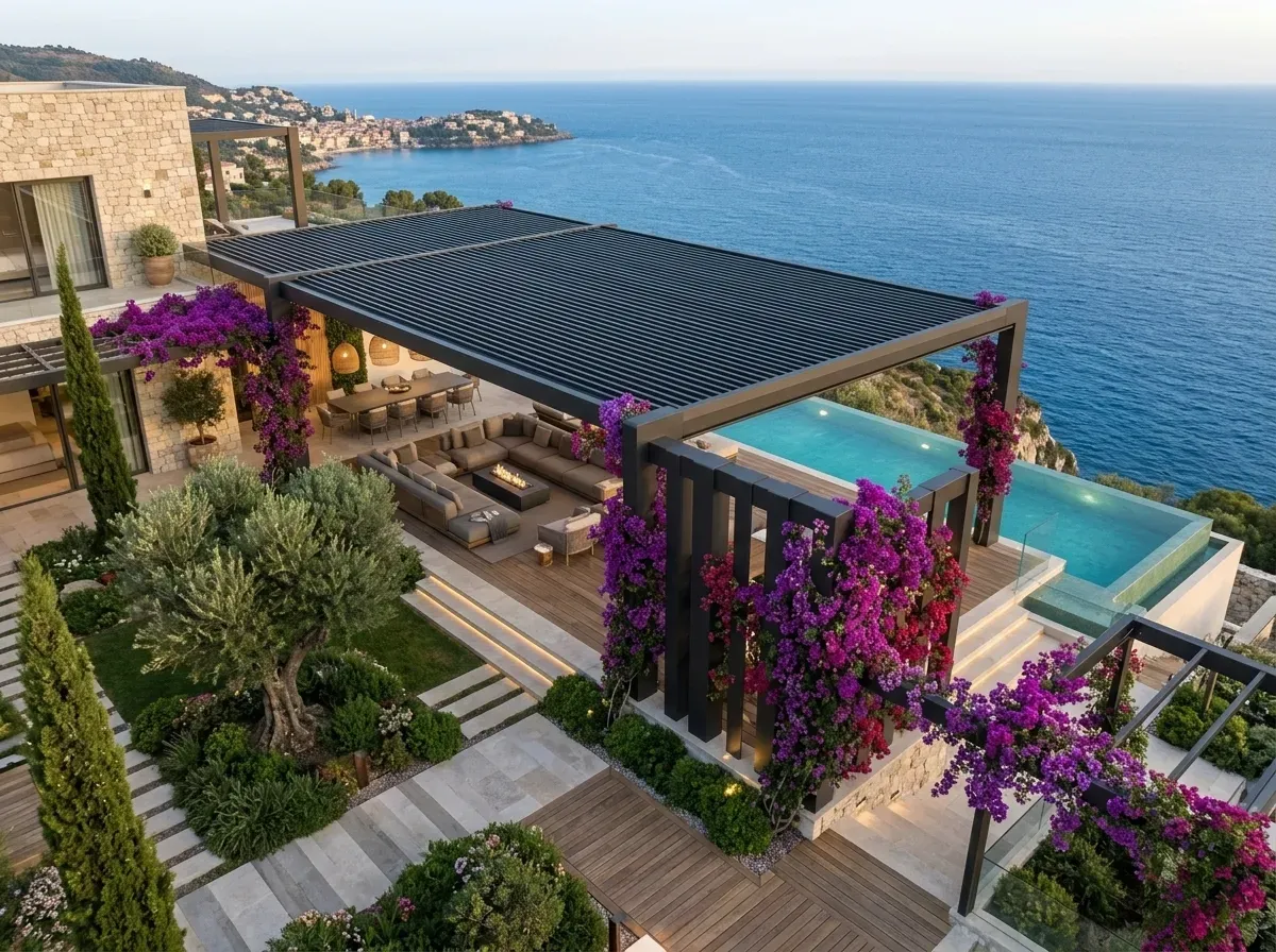 Modern Pergola render