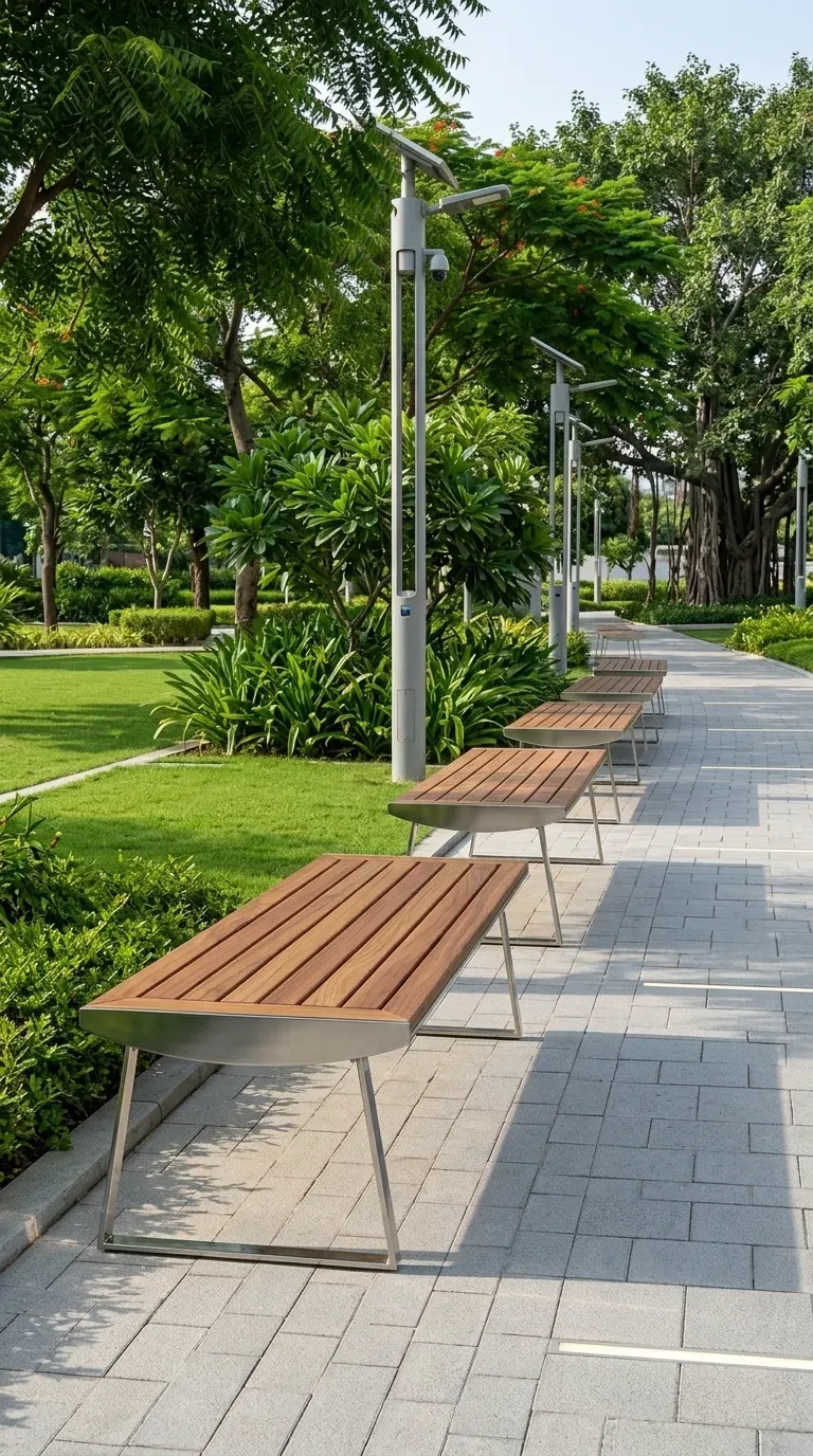 Public Park Benches